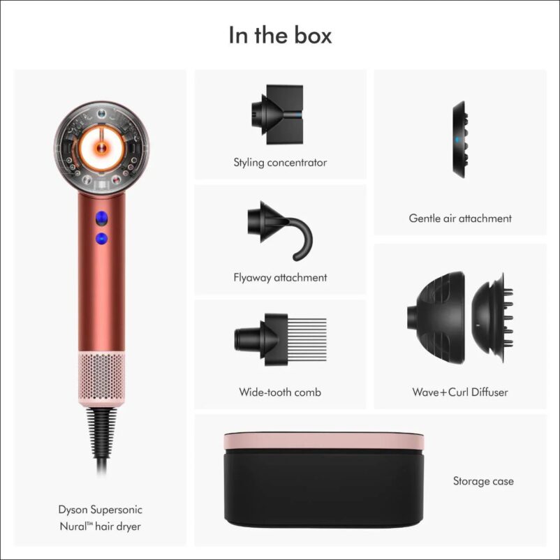 Dyson Supersonic Hair Dryer - Special Edition (Copper/Rose with Premium Case) - Xporto